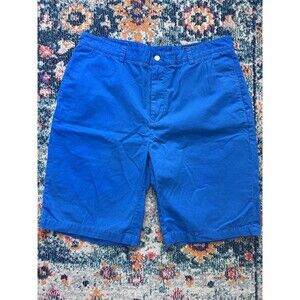Vineyard Vines Blue Club Short Cotton‎ Flat Front Chino Casual Size 36